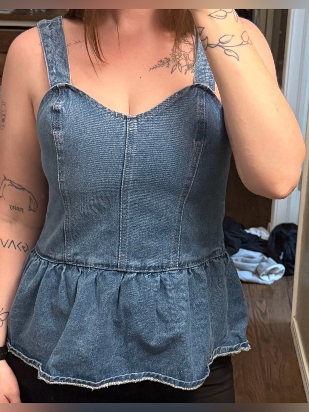 Denim Tank Top - Picture 4 of 4